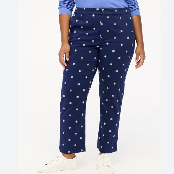 Sunflower Printed Flower Floral Hipster Artsy Work Business Trouser Daisy Pants - Picture 1 of 6